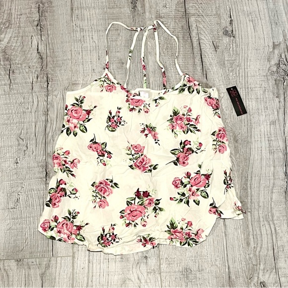 NWT Floral Racerback Tank - Picture 1 of 11
